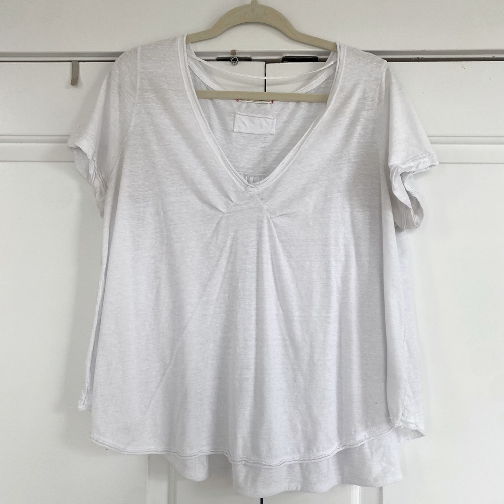 Free people white top - medium